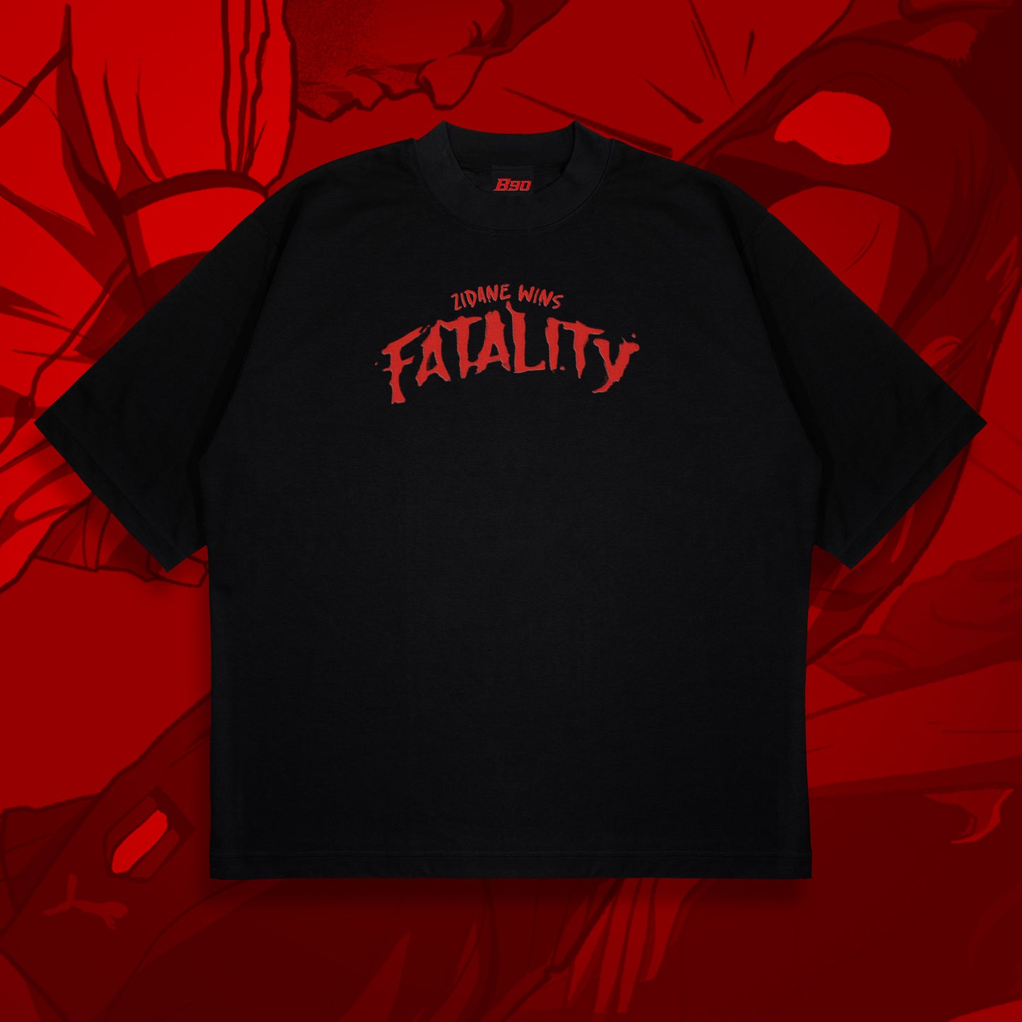 Zidane wins Fatality Oversized T-Shirt