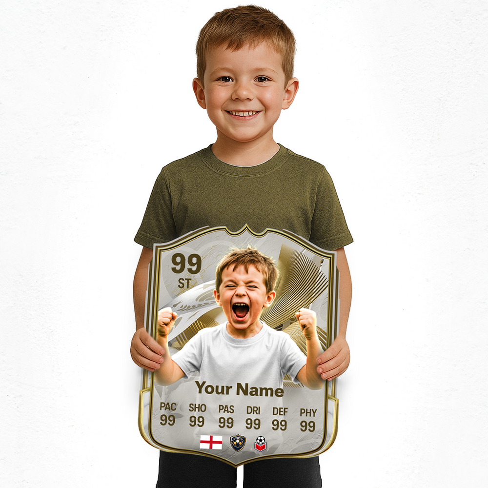 Icon Printed Football Card