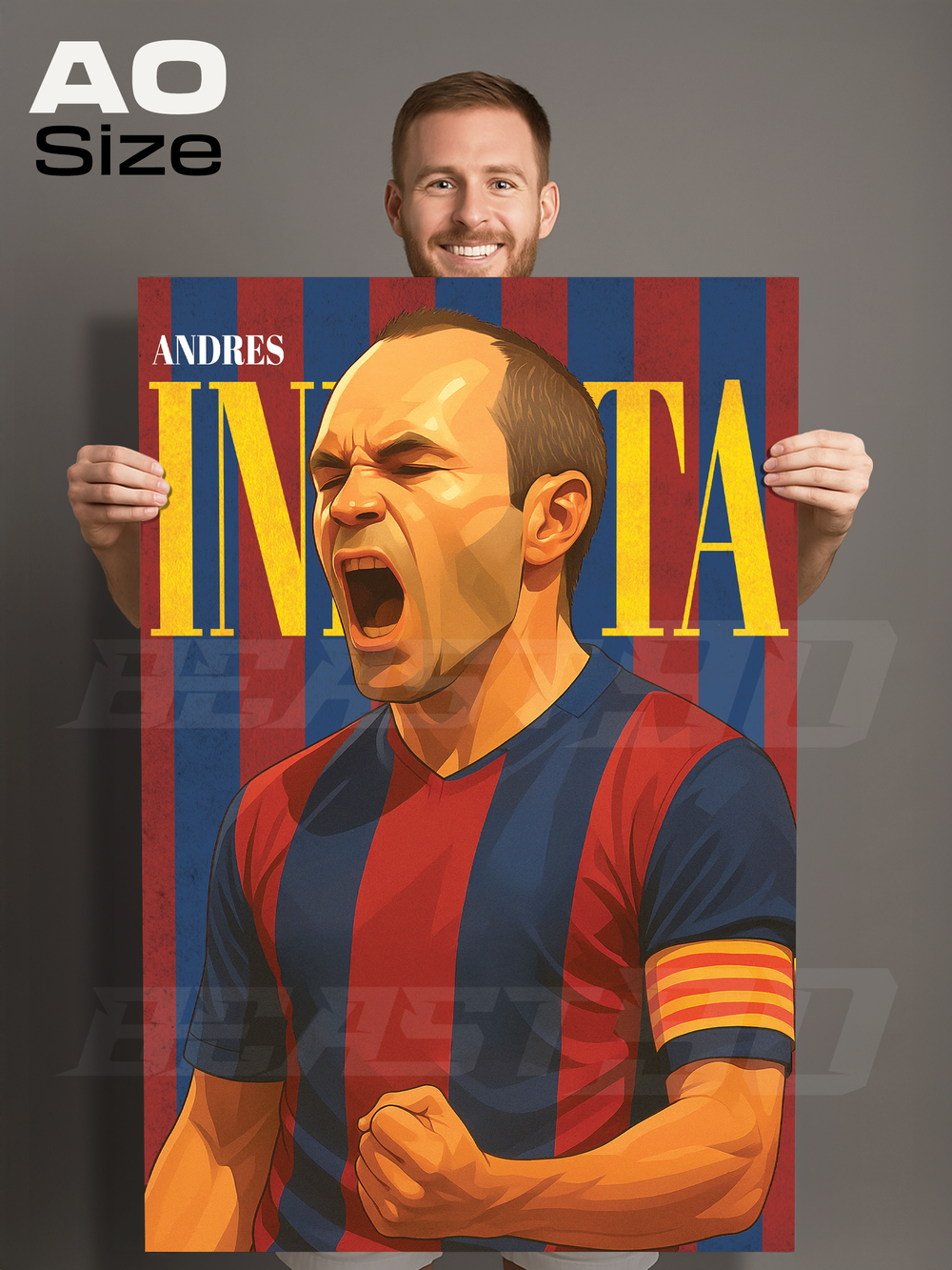 Iniesta Poster