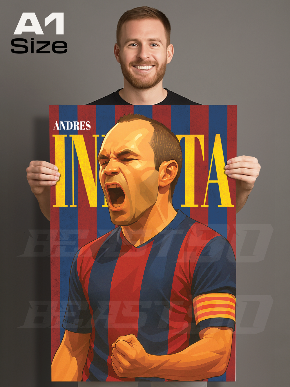 Iniesta Poster