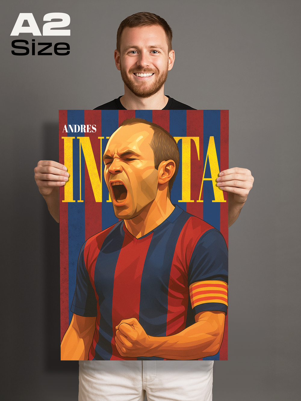 Iniesta Poster