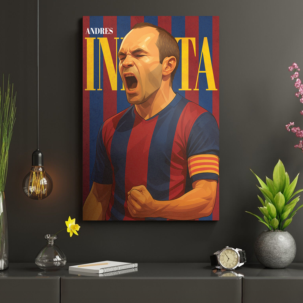 Iniesta Poster