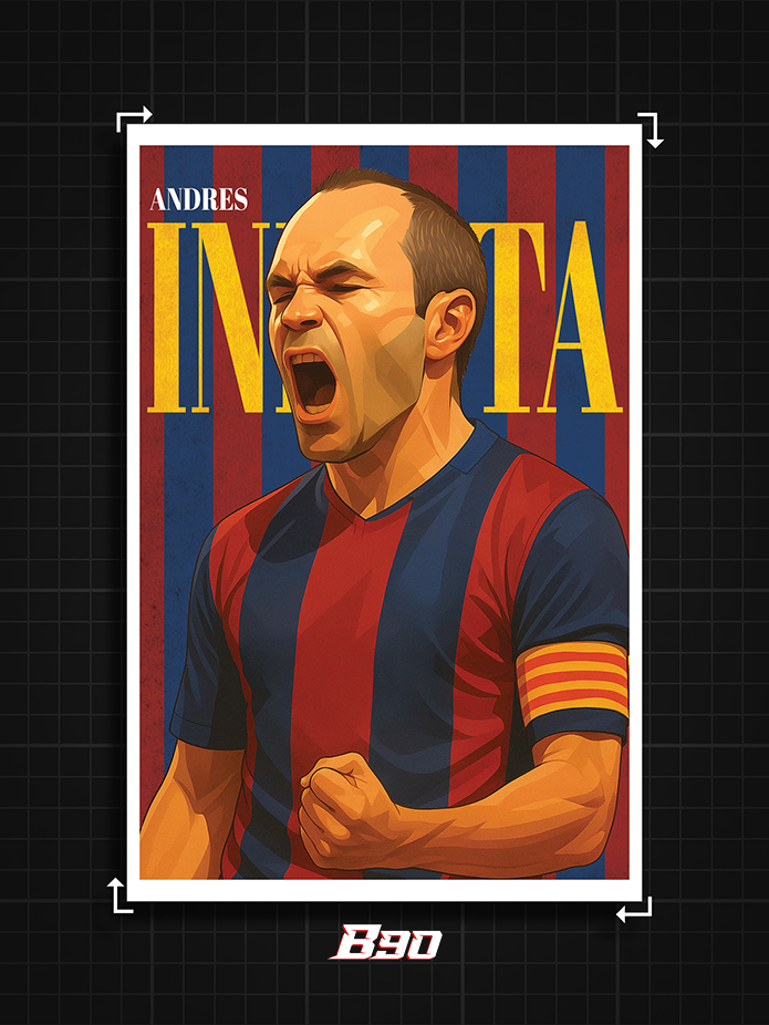 Iniesta Poster