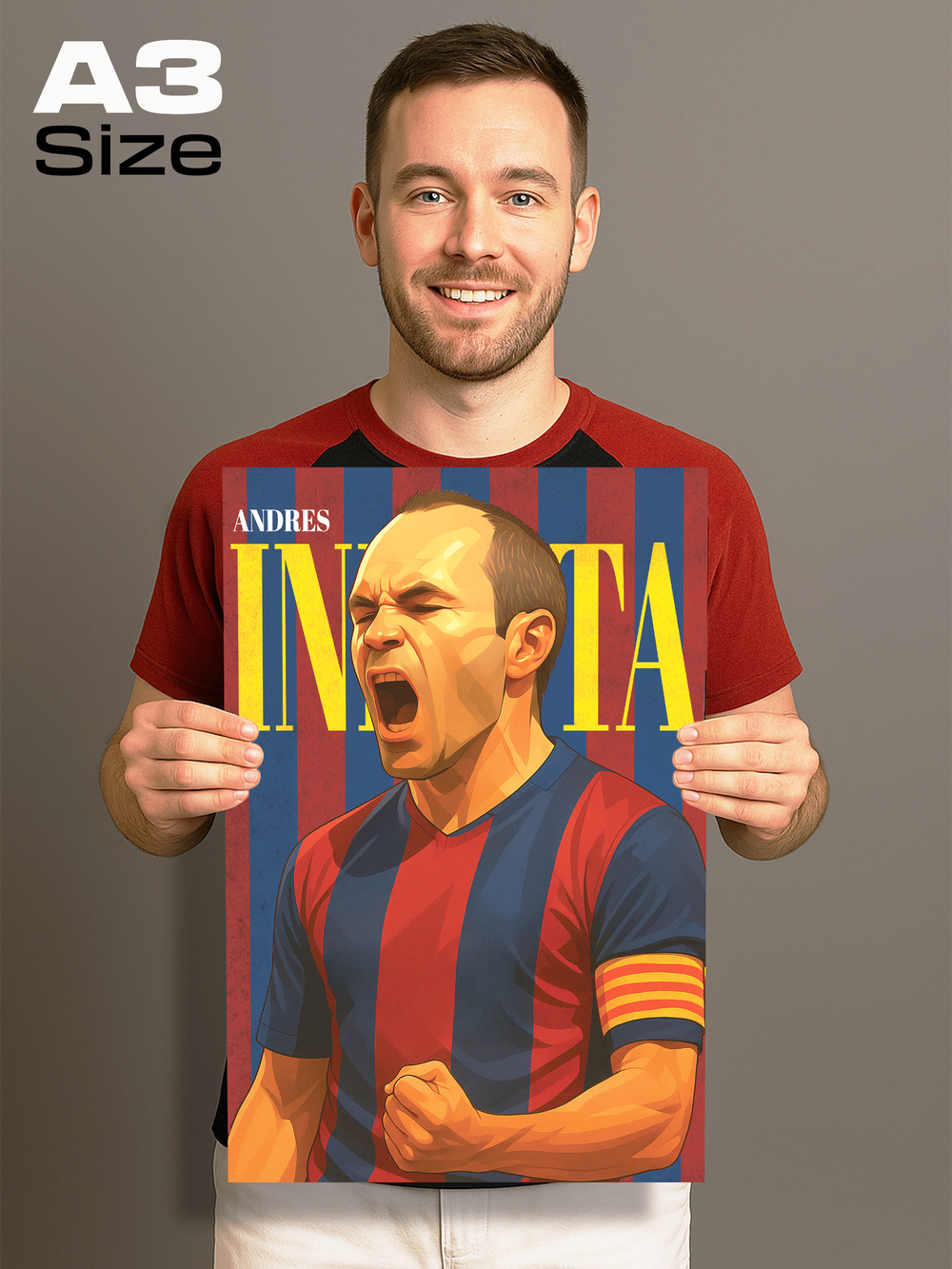 Iniesta Poster