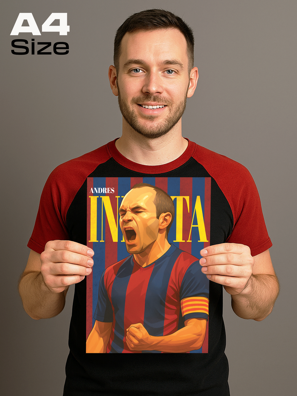 Iniesta Poster