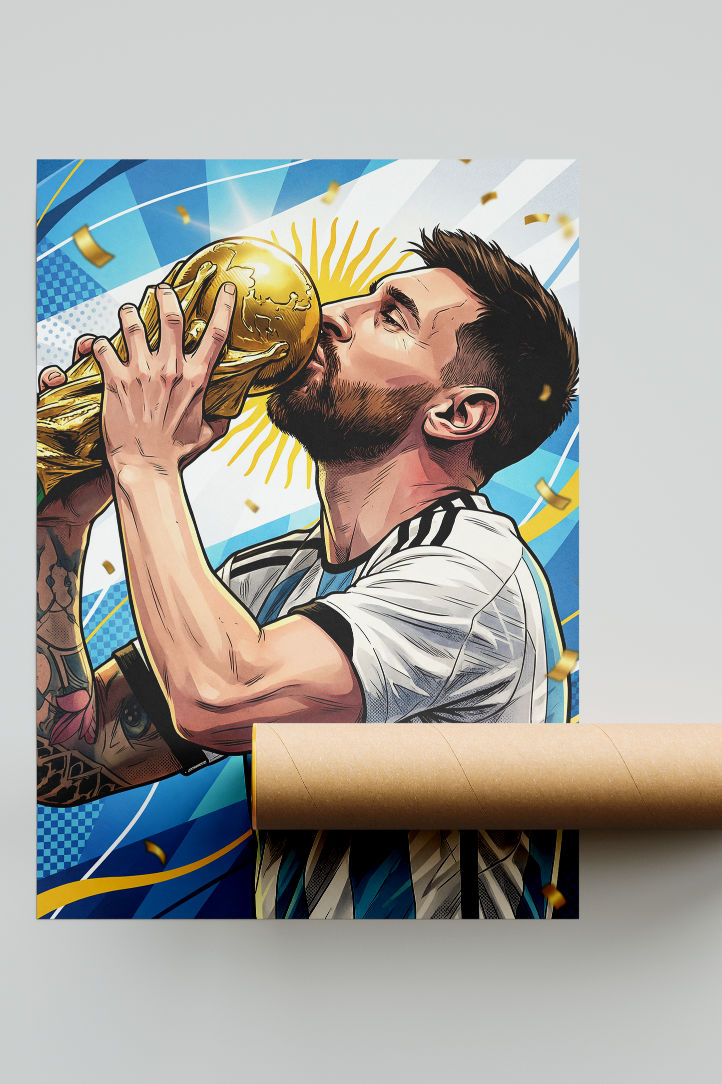Affiche Messi Coupe du Monde