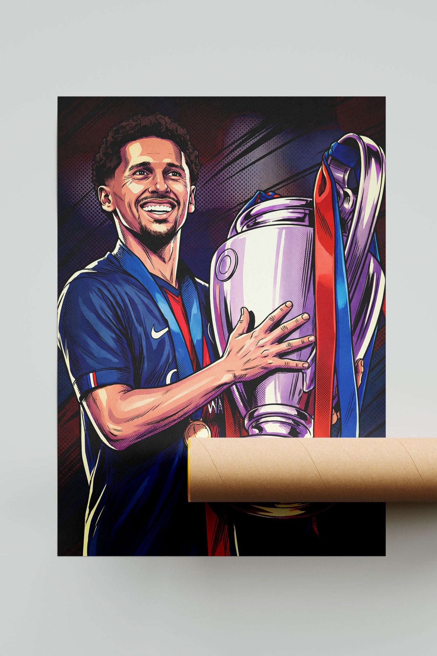 Marquinhos UCL Champions Poster