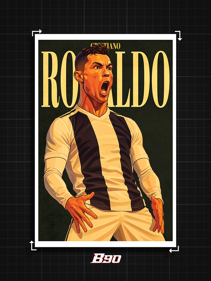 Ronaldo Juve Poster