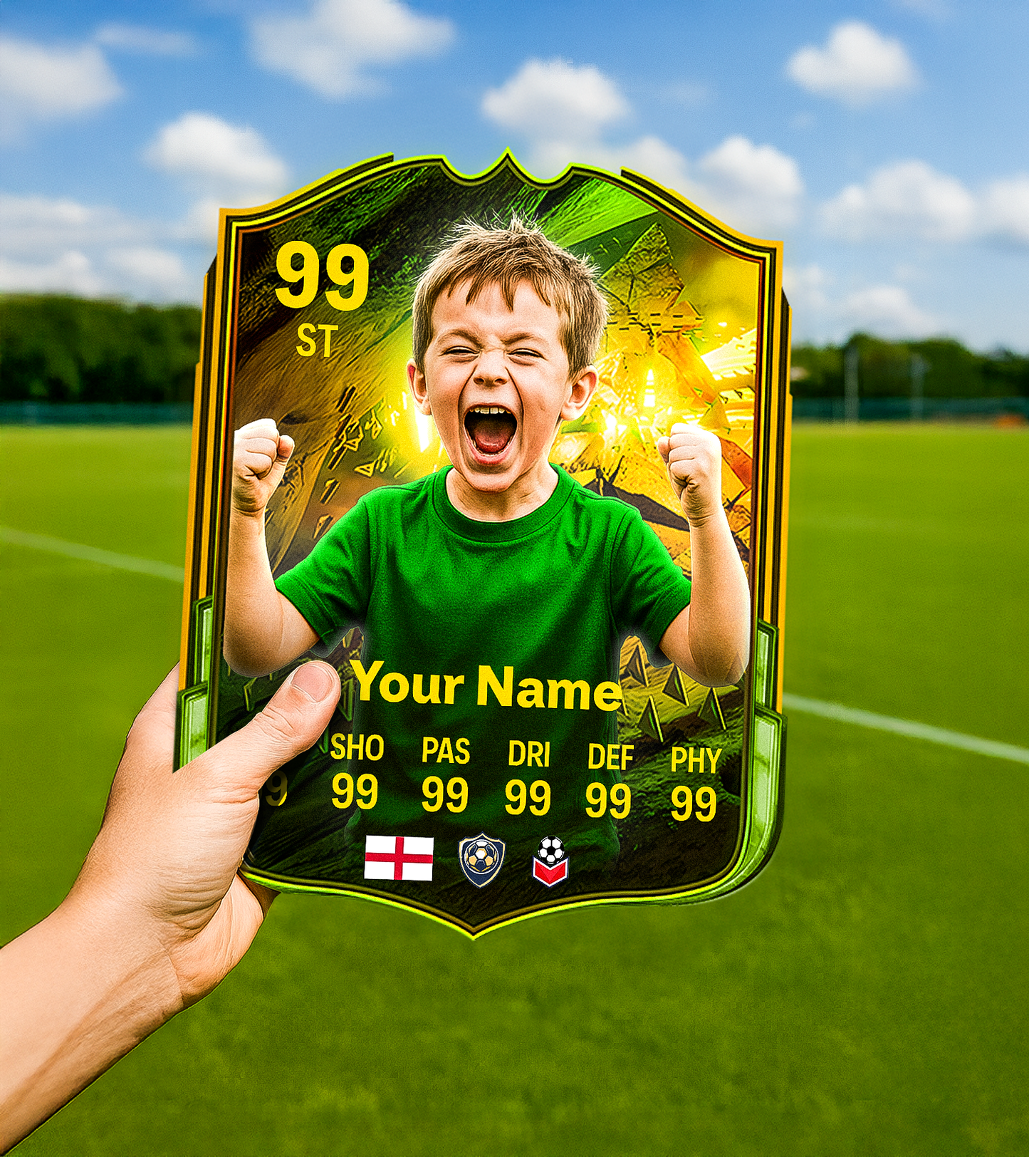 Samba Squad Printed Football Card