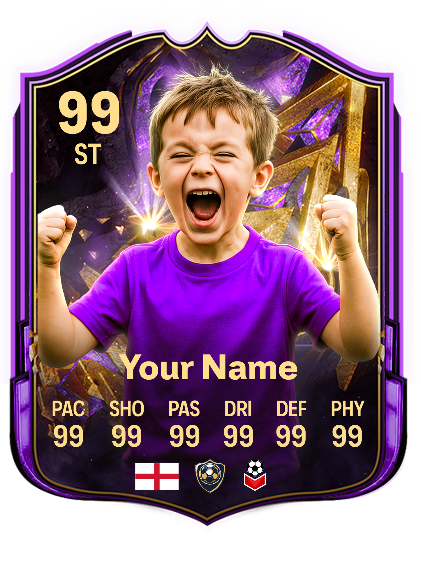 Galaxy Guardians Printed Football Card