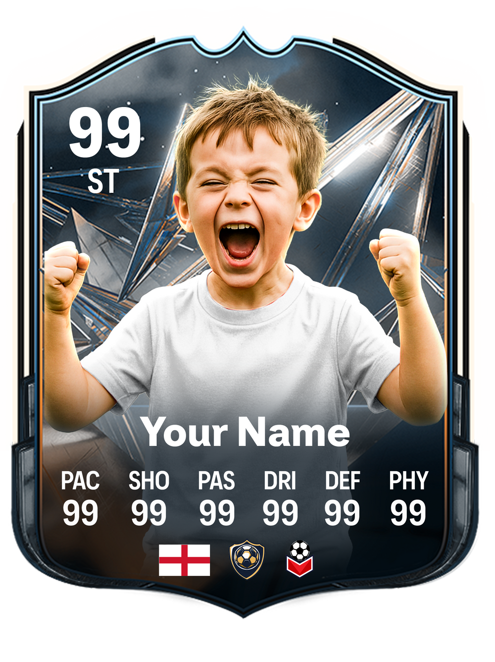 Eternal Titans Printed Football Card