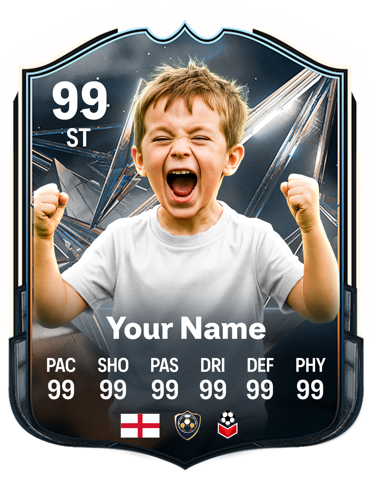 Eternal Titans Printed Football Card