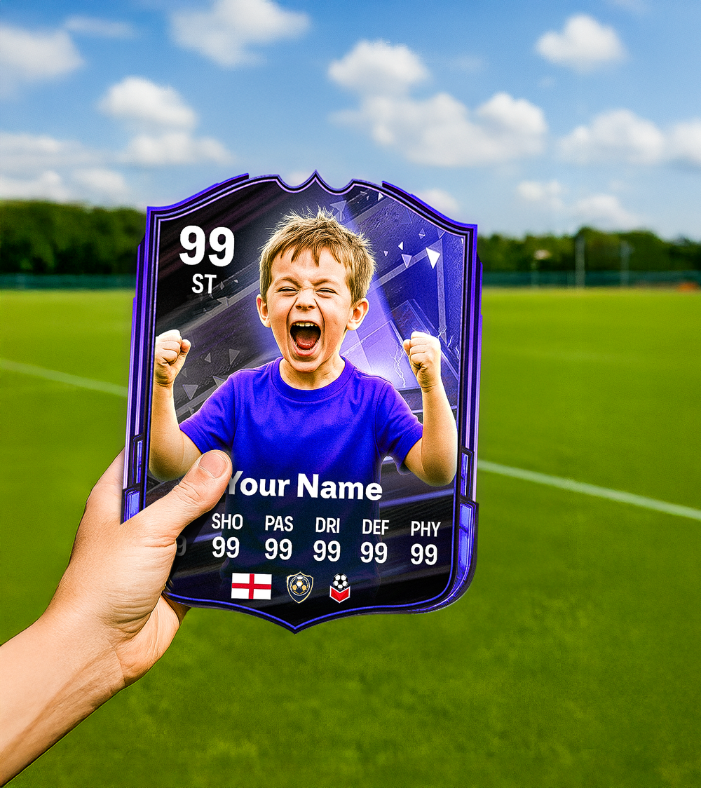 Cosmic Breakers Printed Football Card