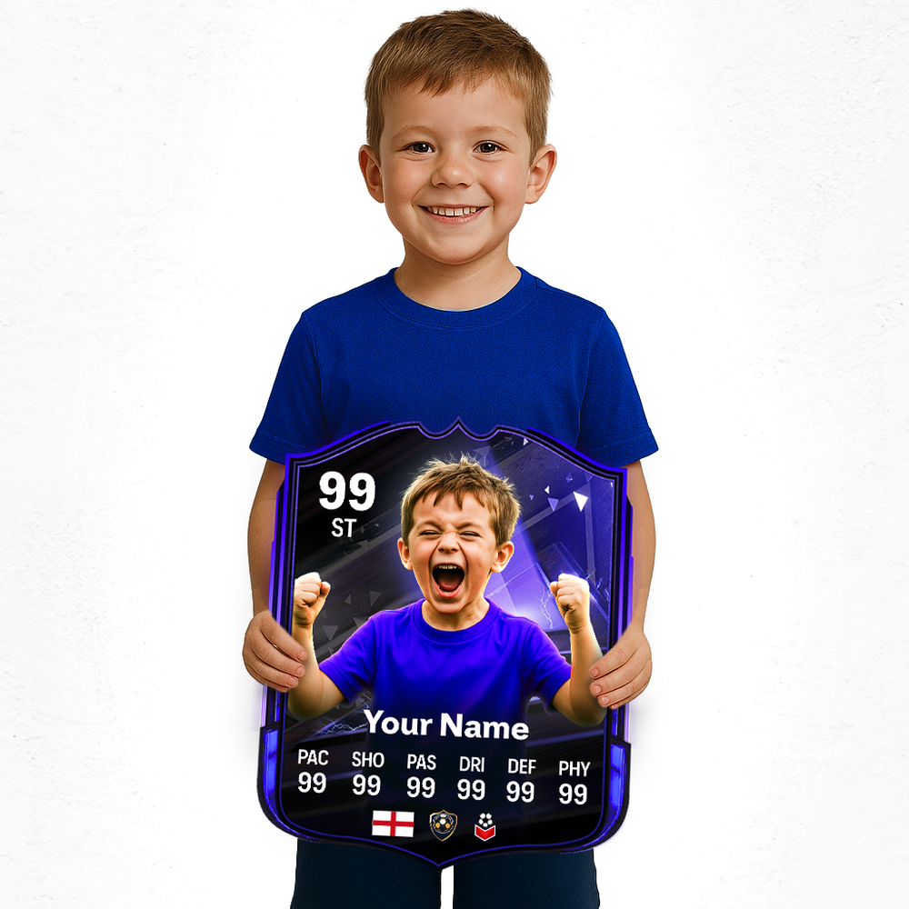 Cosmic Breakers Printed Football Card