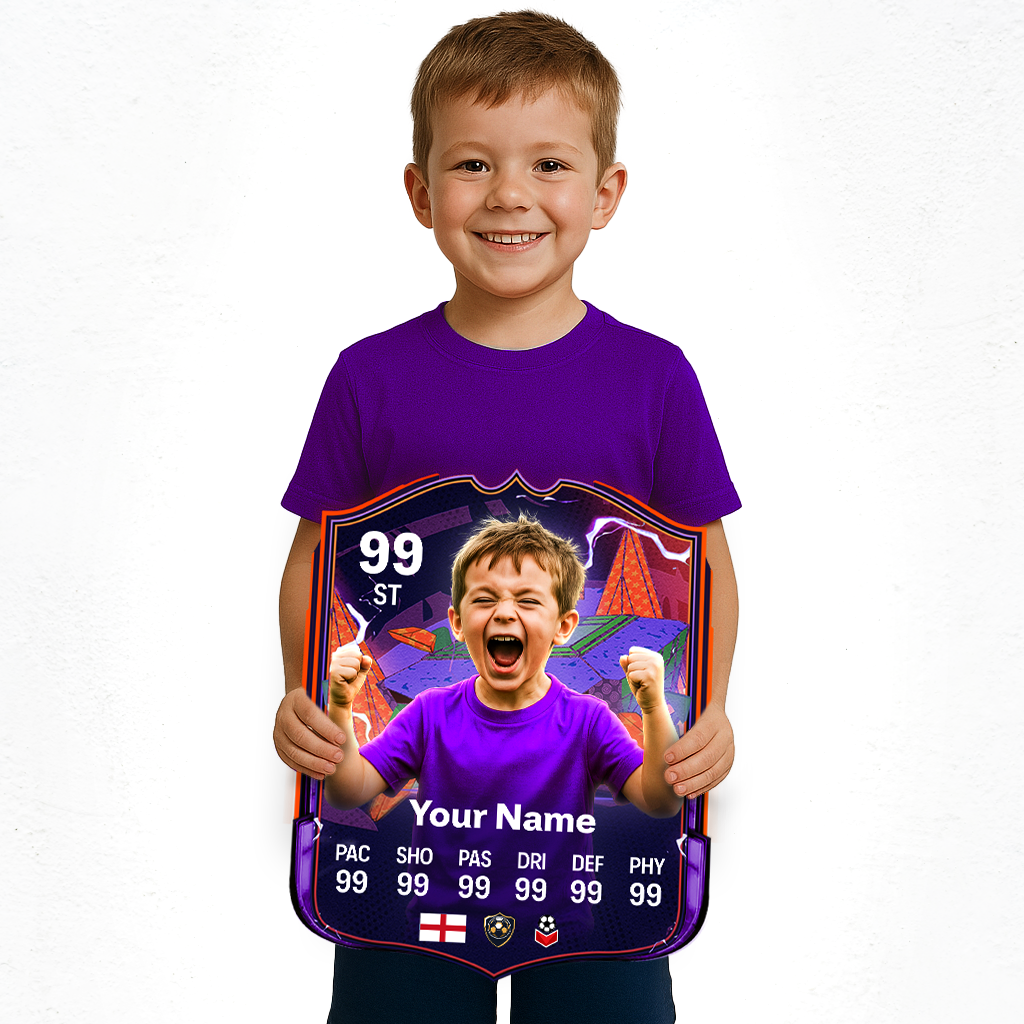 Hero Printed Football Card