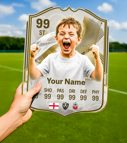 Icon Printed Football Card