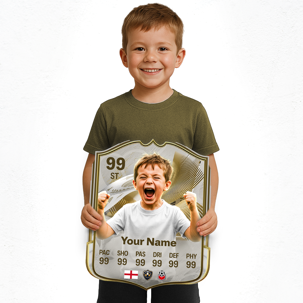 Icon Printed Football Card
