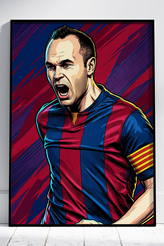 Póster de Andrés Iniesta