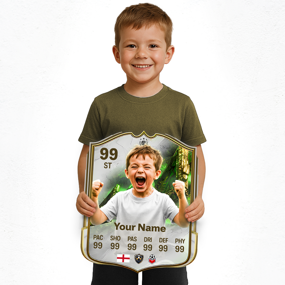 Uncharted Roots Icon Printed Football Card
