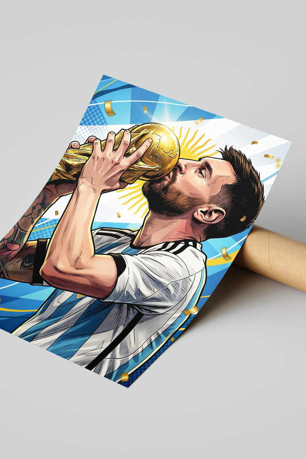 Affiche Messi Coupe du Monde