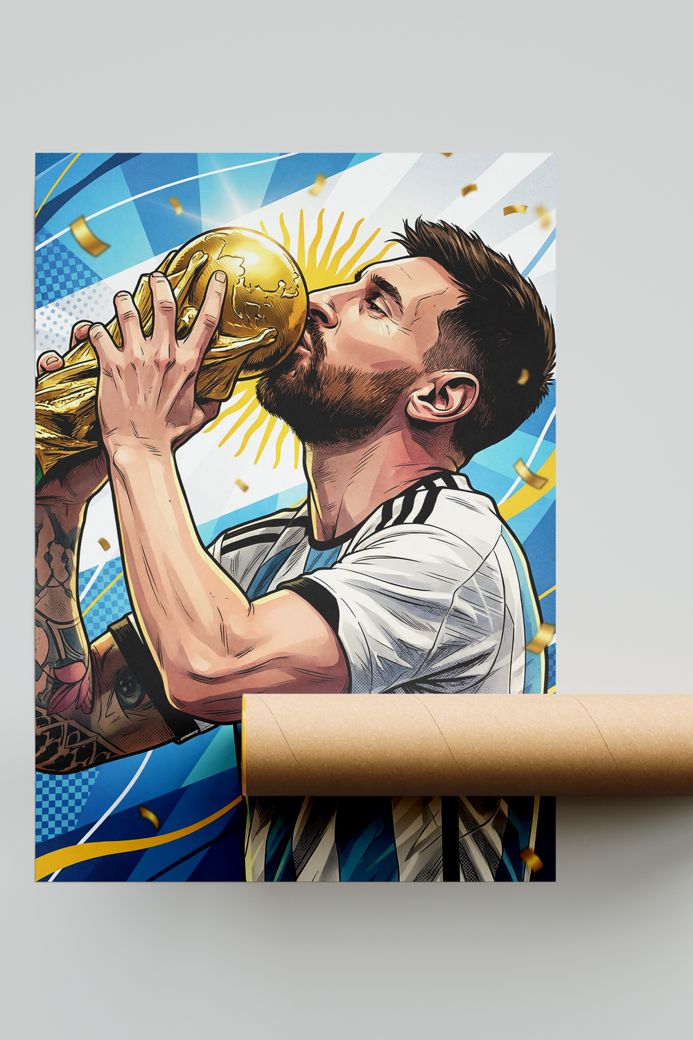 Affiche Messi Coupe du Monde