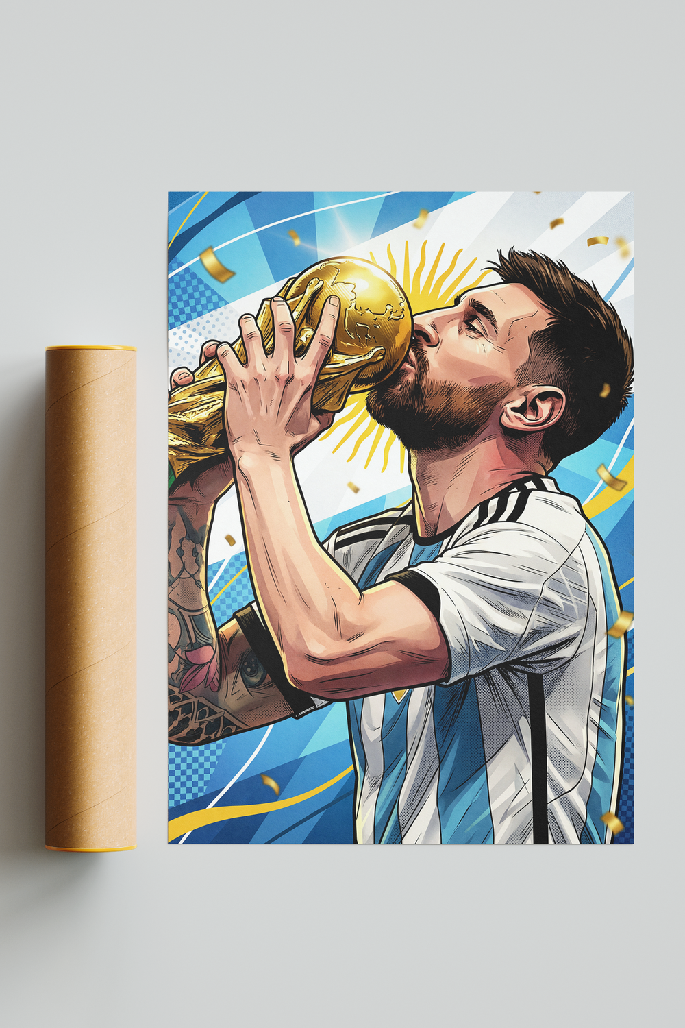 Affiche Messi Coupe du Monde