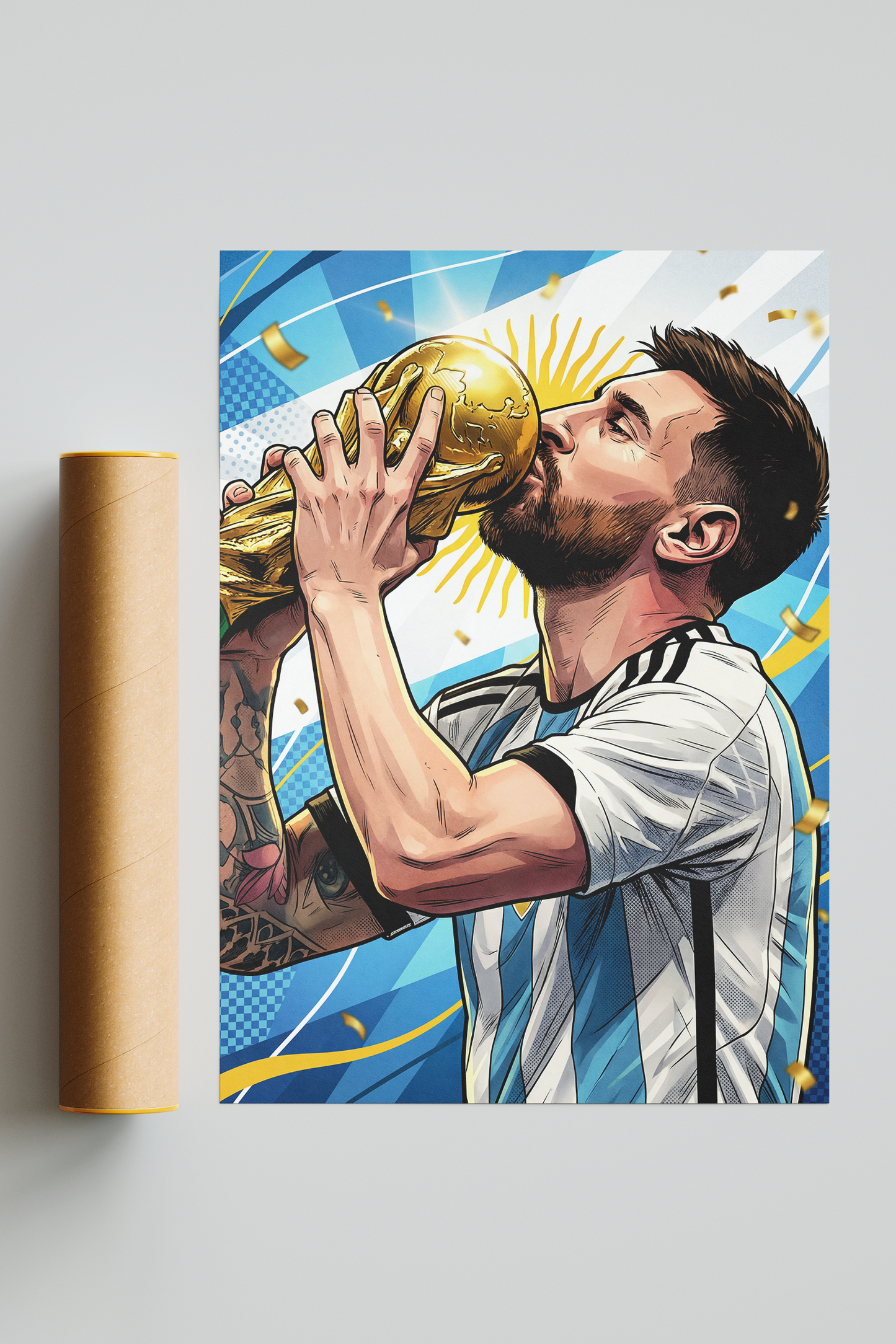 Affiche Messi Coupe du Monde