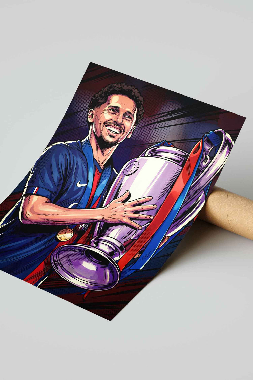 Marquinhos UCL Champions Poster