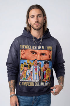 Sweat à capuche Messi vainqueur de la Coupe du Monde