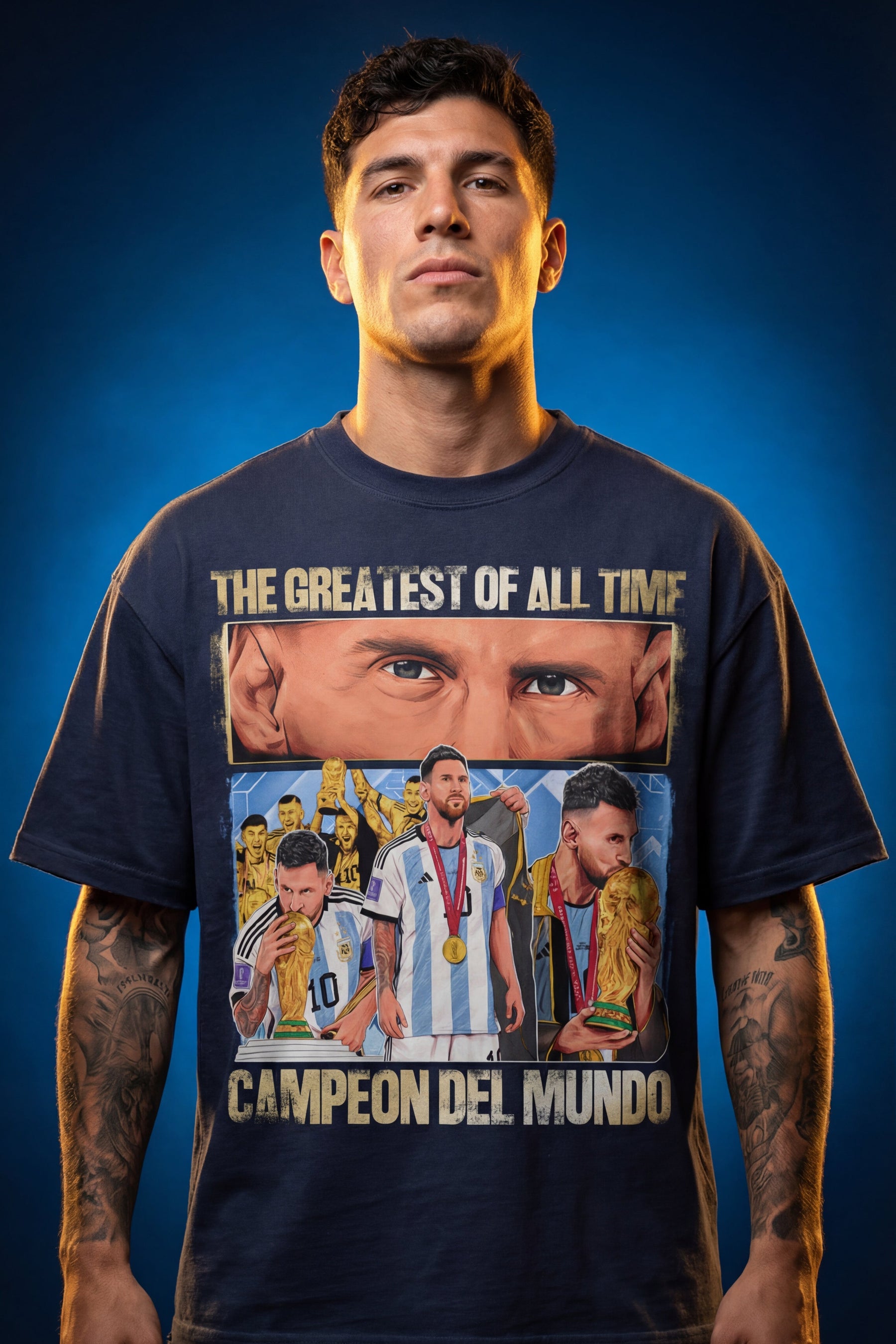 T-shirt Champion du Monde Messi