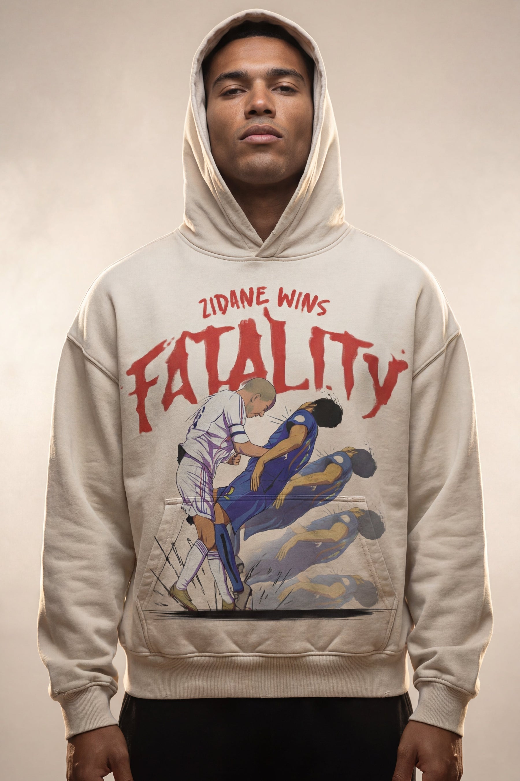 Zidane gagne le sweat à capuche Fatality