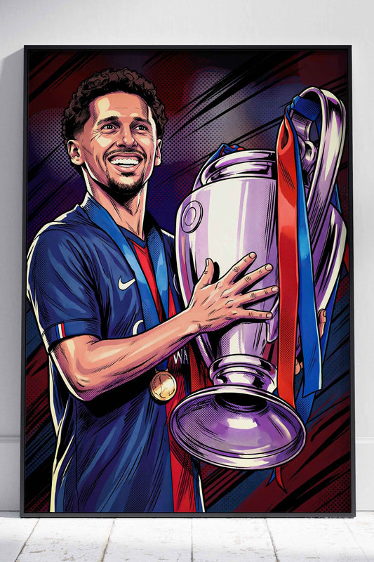 Marquinhos UCL Champions Poster