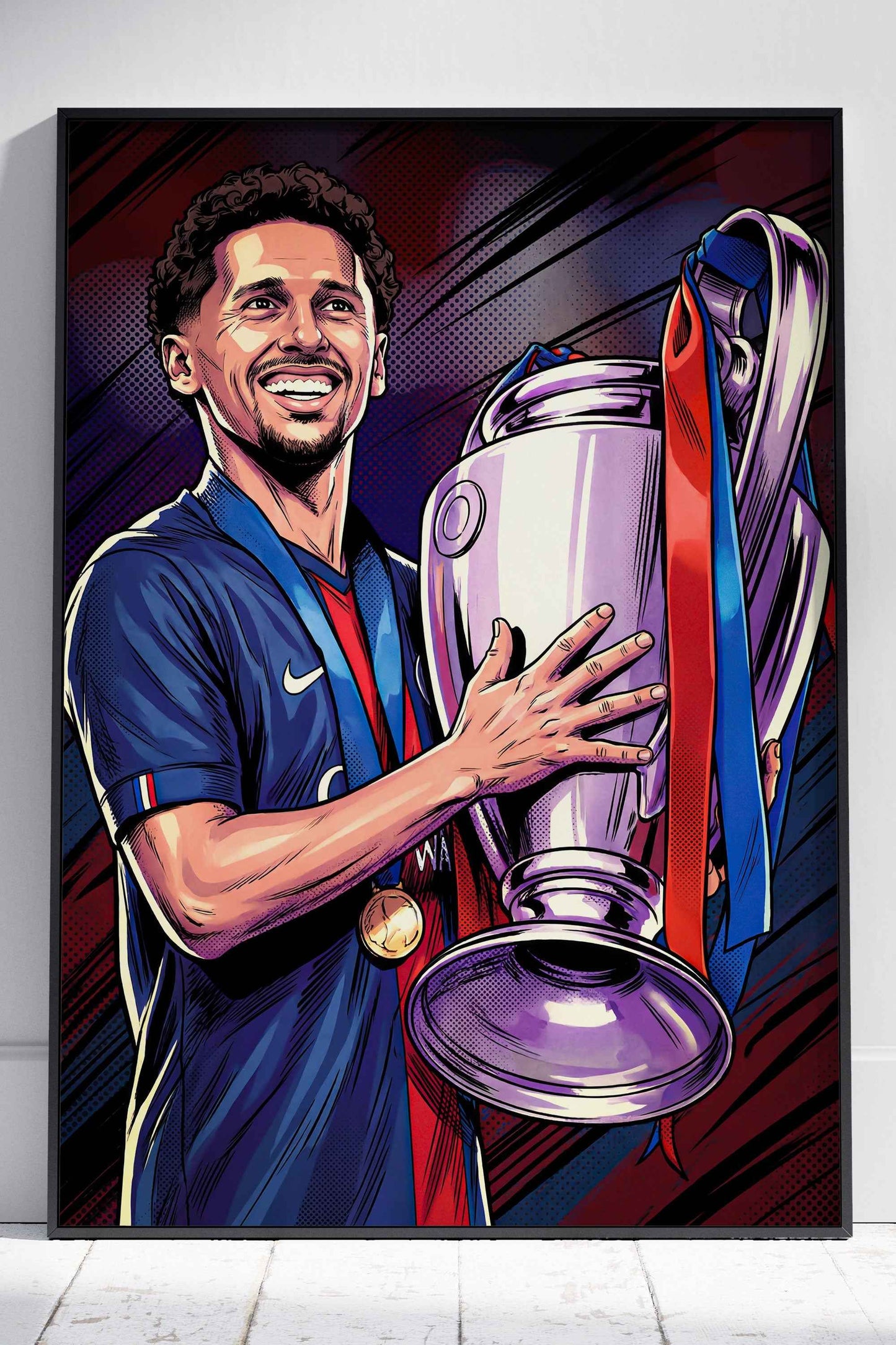 Marquinhos UCL Champions Poster