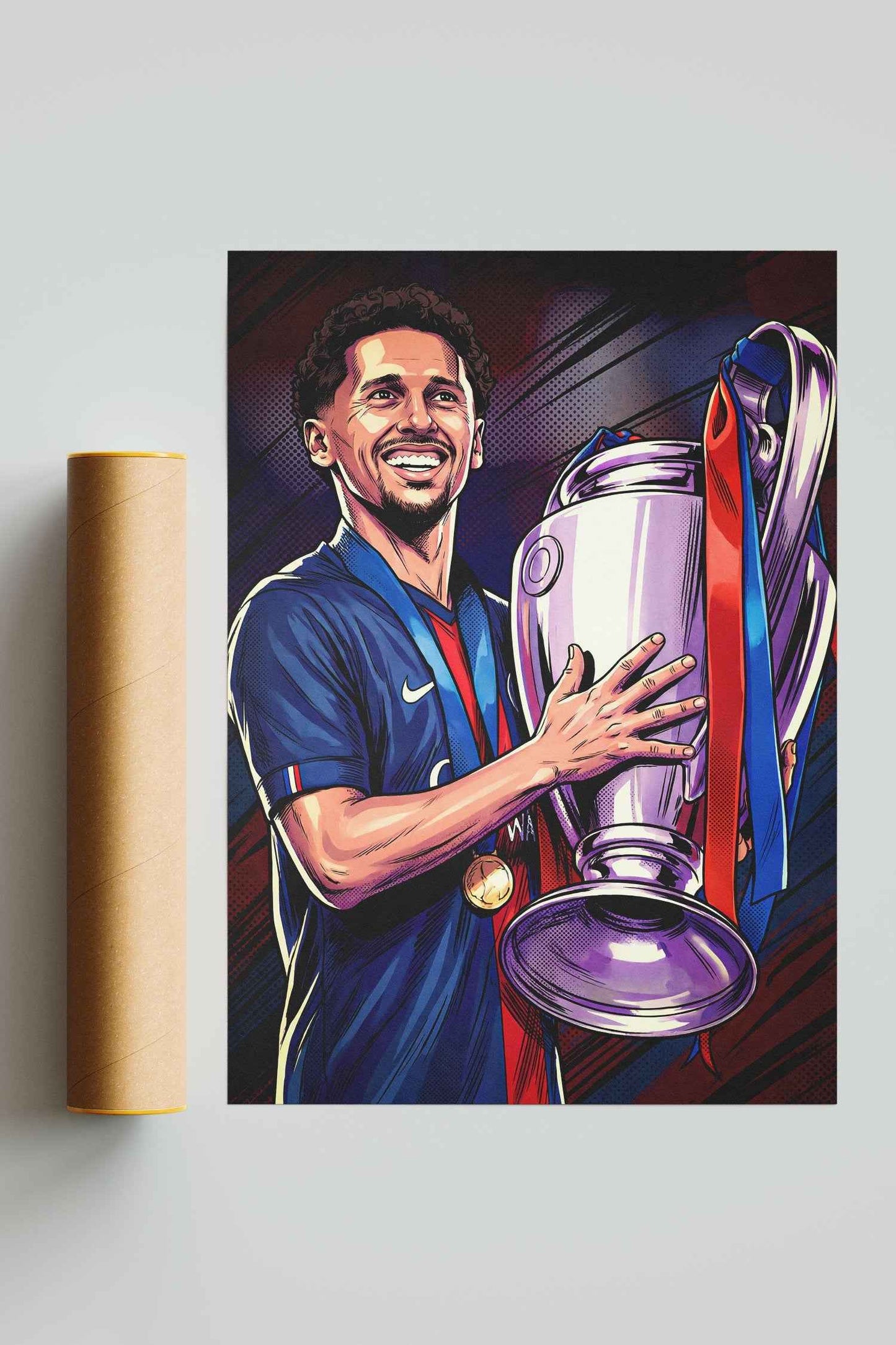 Marquinhos UCL Champions Poster