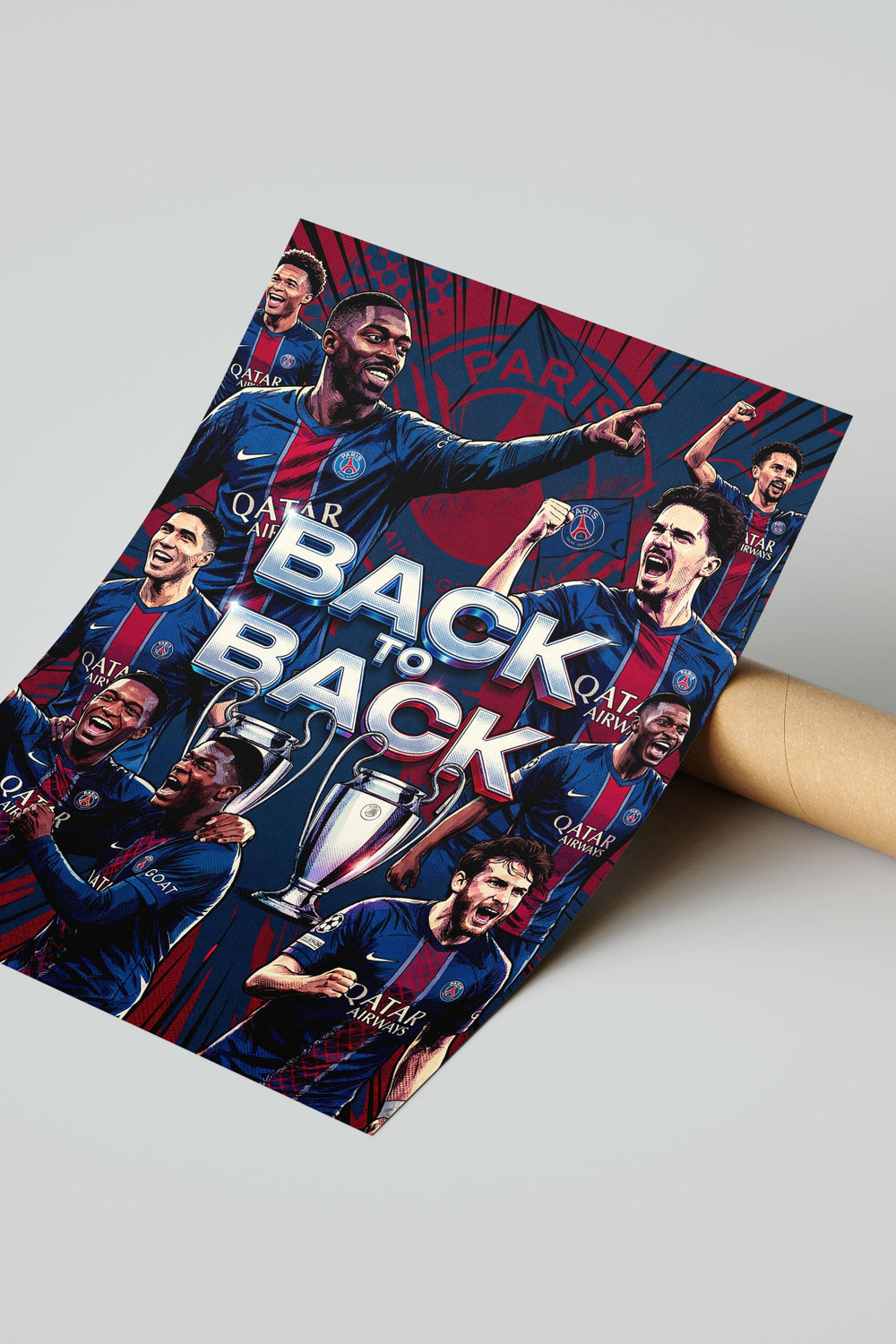 Affiche : Le PSG champion de la Ligue des Champions