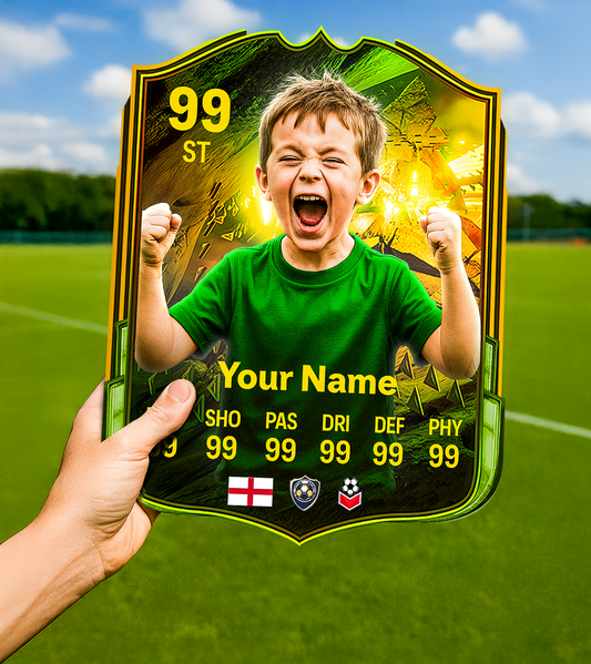 Samba Squad Printed Football Card