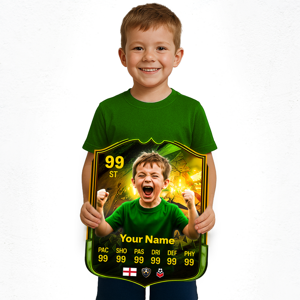 Samba Squad Printed Football Card
