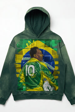 Sweat à capuche Roi Pelé